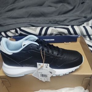 Reebok Black and White Kids Sneakers